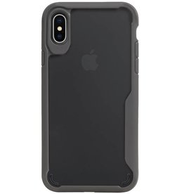 Focus Transparant Hard Cases voor iPhone XS Max Grijs