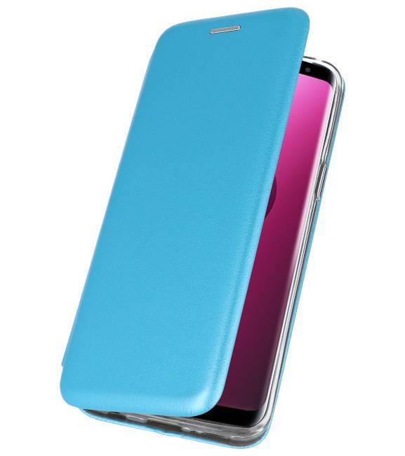 Etui Folio Slim pour Samsung Galaxy J6 Plus Bleu