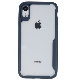 Focus Transparant Hard Cases voor iPhone XR Navy