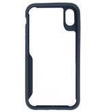 Focus Casi rigidi trasparenti per iPhone XR Navy