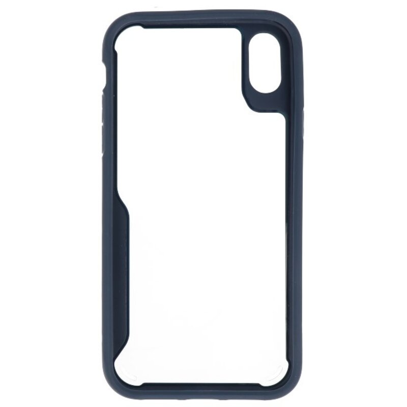 Focus Casi rigidi trasparenti per iPhone XR Navy