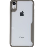 Focus Transparant Hard Cases voor iPhone XR Grijs