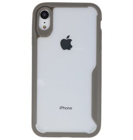 Focus Transparant Hard Cases voor iPhone XR Grijs