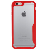 Focus Coques Rigides Transparentes pour iPhone 6 Rouge