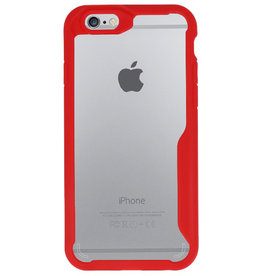 Fokus gennemsigtige hårde kufferter til iPhone 6 Red