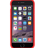 Focus Casi rigidi trasparenti per iPhone 6 rosso