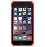 Focus Casi rigidi trasparenti per iPhone 6 rosso