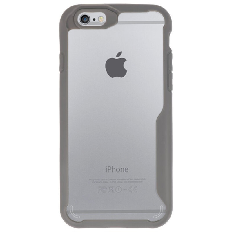 Funda Dura Transparente para iPhone 6 Gris