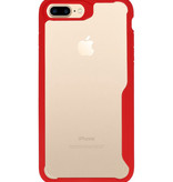 Focus Transparant Hard Cases voor iPhone 7 / 8 Plus Rood