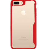 Fokus gennemsigtige hårde kufferter til iPhone 7/8 Plus Red