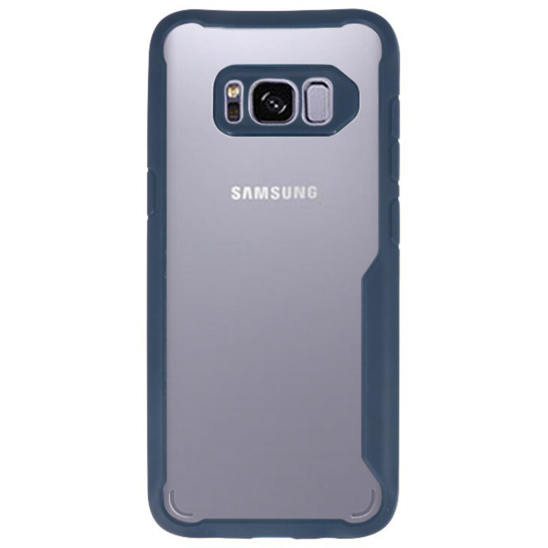 Focus Transparent Hard Cases für Samsung Galaxy S8 Navy