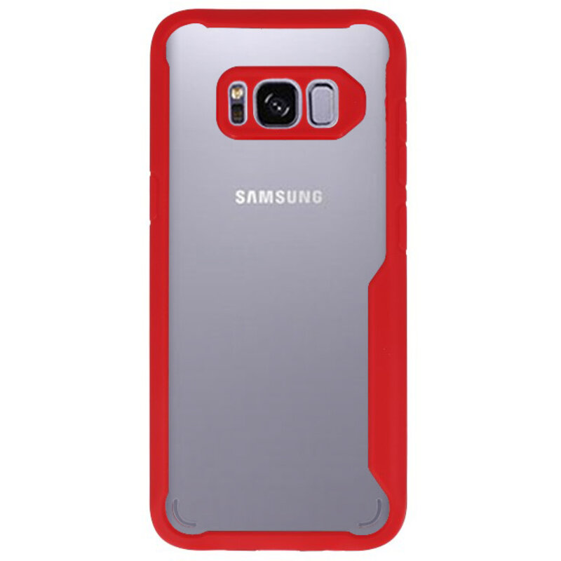 Coques Rigides Transparent Focus pour Samsung Galaxy S8 Rouge
