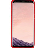 Funda Dura Transparente para Samsung Galaxy S8 Rojo