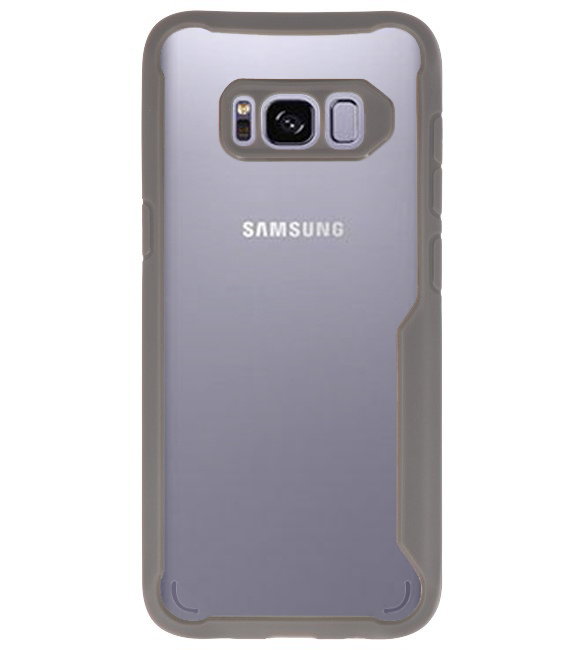 Coques Rigides Transparent Focus pour Samsung Galaxy S8 Gris
