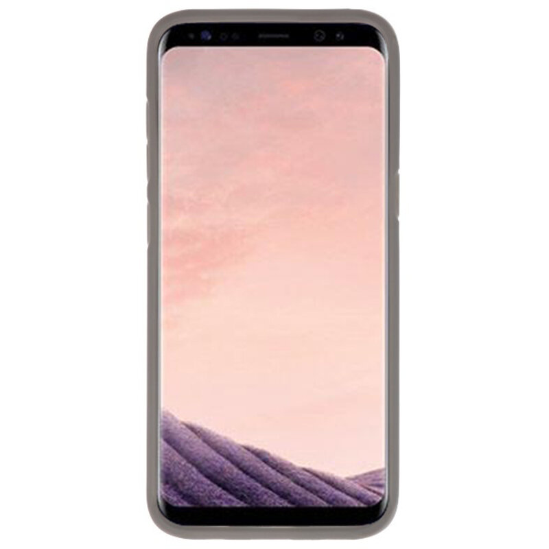 Coques Rigides Transparent Focus pour Samsung Galaxy S8 Gris