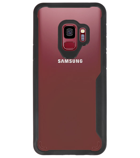 Focus Transparant Hard Cases voor Samsung Galaxy S9 Zwart