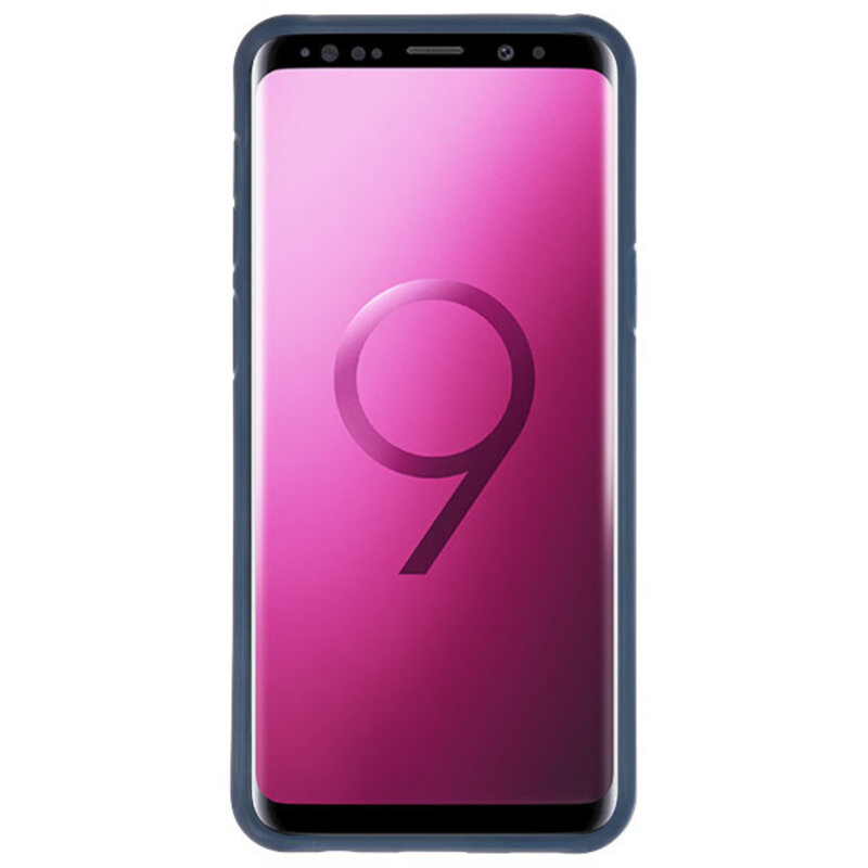 Fokus gennemsigtige hårde etuier til Samsung Galaxy S9 Navy