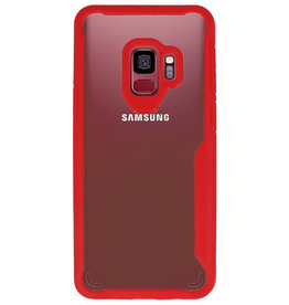 Focus Casi rigidi trasparenti per Samsung Galaxy S9 Red