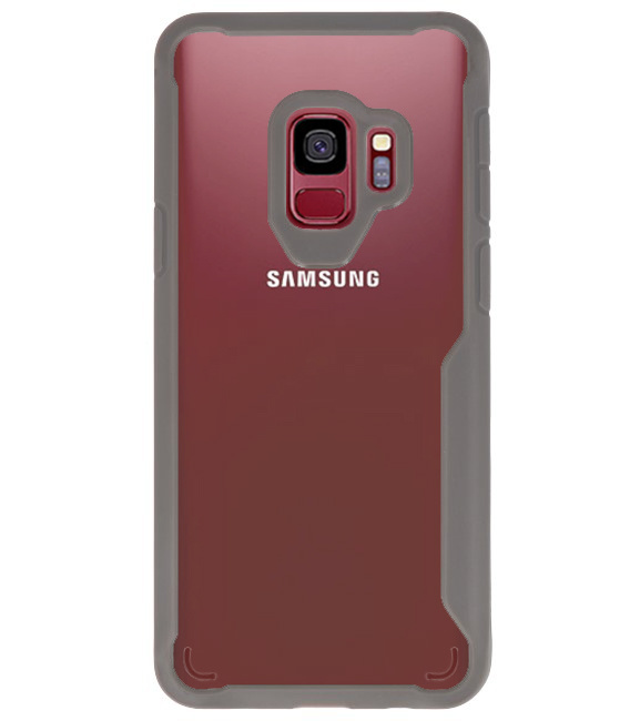 Coques Rigides Transparent Focus pour Samsung Galaxy S9 Gris