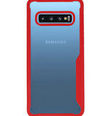 Focus Transparent Hard Cases for Samsung Galaxy S10 Red