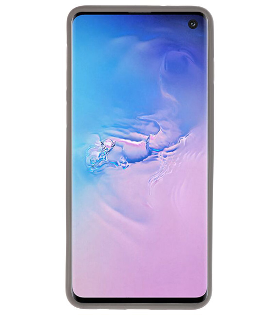 Funda Dura Transparente para Samsung Galaxy S10 Gris