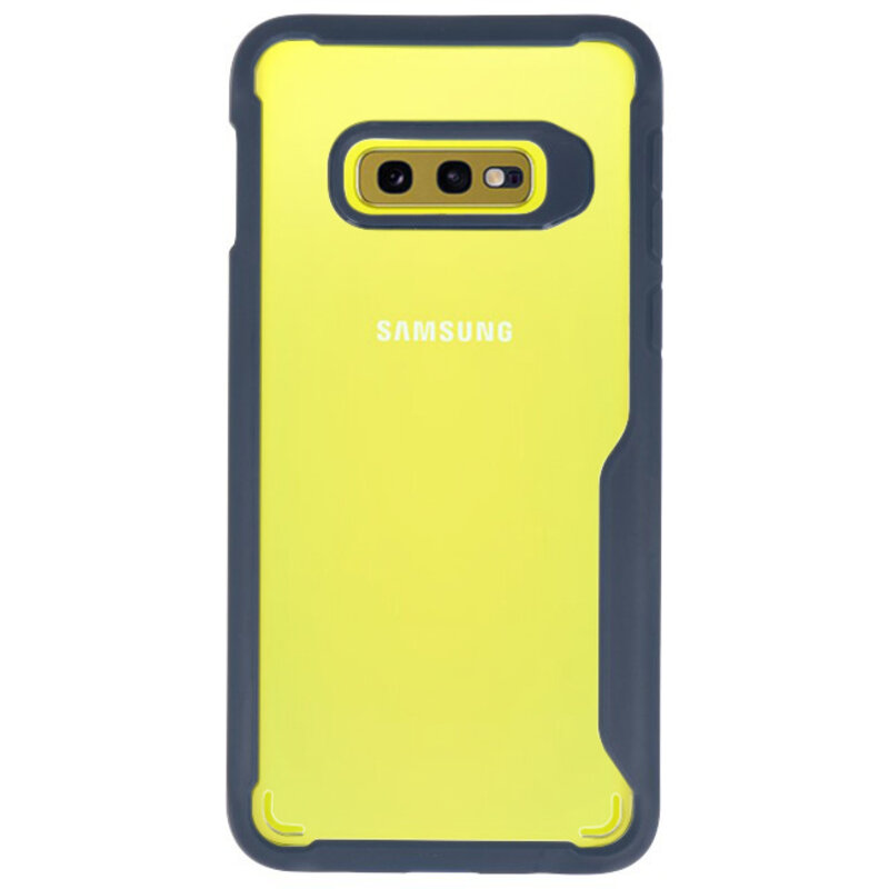Focus Transparant Hard Cases voor Samsung Galaxy S10e Navy
