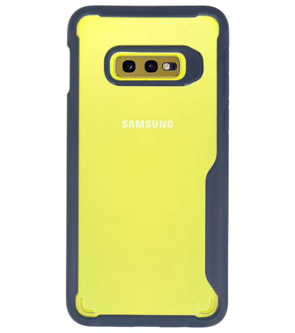 Focus Transparent Hard Cases für Samsung Galaxy S10e Navy