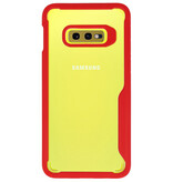 Focus Casi rigidi trasparenti per Samsung Galaxy S10e Red