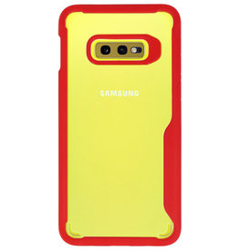 Focus Casi rigidi trasparenti per Samsung Galaxy S10e Red