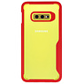 Focus Transparent Hard Cases für Samsung Galaxy S10e Red