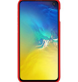 Focus Transparant Hard Cases voor Samsung Galaxy S10e Rood