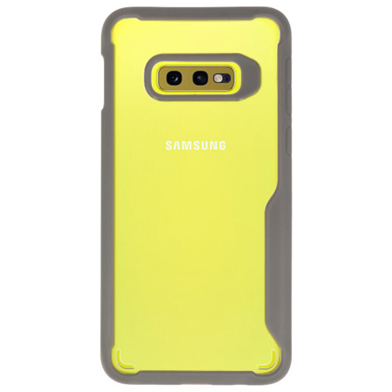 Funda Dura Transparente para Samsung Galaxy S10e Gris
