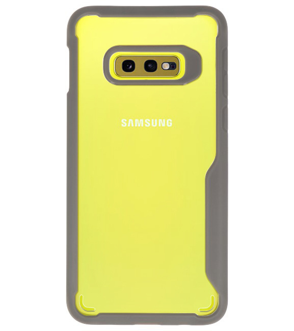 Coques Rigides Transparent Focus pour Samsung Galaxy S10e Gris