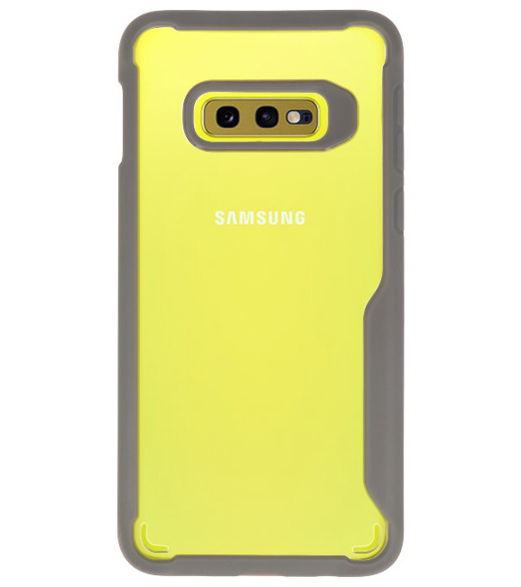 Fokus gennemsigtige hårde etuier til Samsung Galaxy S10e Gray