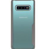 Focus Transparant Hard Cases voor Samsung Galaxy S10 Plus Grijs