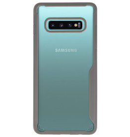 Fokus gennemsigtige hårde etuier til Samsung Galaxy S10 Plus Grey