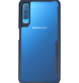 Casos duros transparentes para Samsung Galaxy A7 2018 Navy