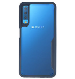 Focus Casi rigidi trasparenti per Samsung Galaxy A7 2018 Navy