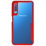 Focus Casi rigidi trasparenti per Samsung Galaxy A7 2018 Red