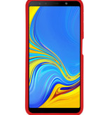 Focus Casi rigidi trasparenti per Samsung Galaxy A7 2018 Red