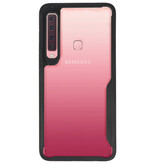 Focus Transparant Hard Cases voor Samsung Galaxy A9 2018 Zwart