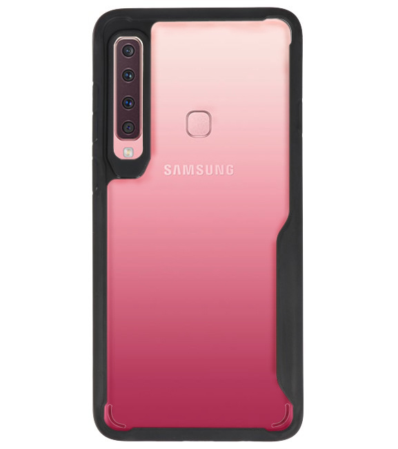 Focus Transparant Hard Cases voor Samsung Galaxy A9 2018 Zwart