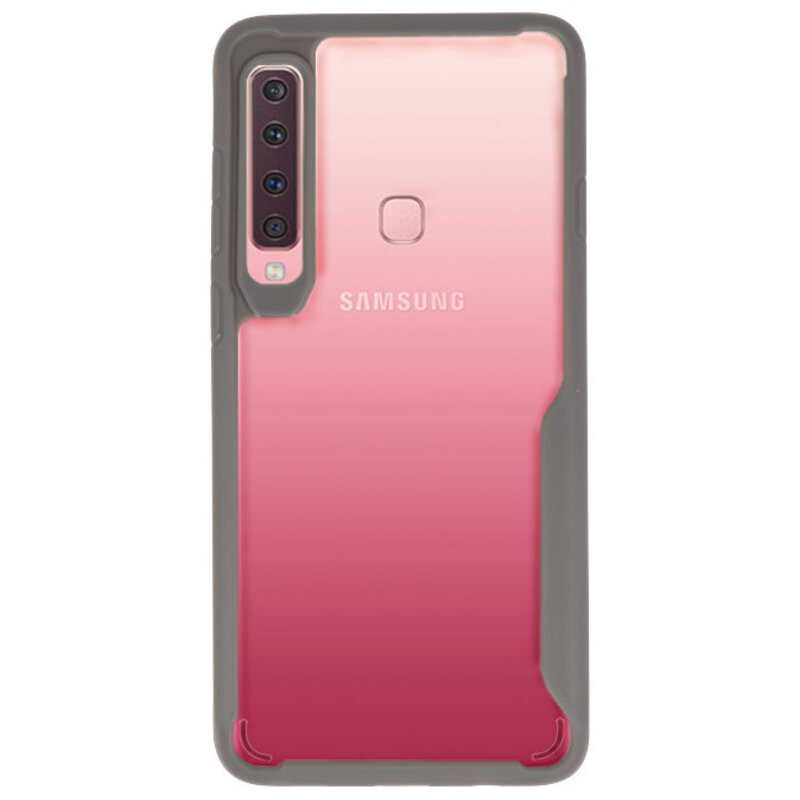 Focus Transparant Hard Cases voor Samsung Galaxy A9 2018 Grijs