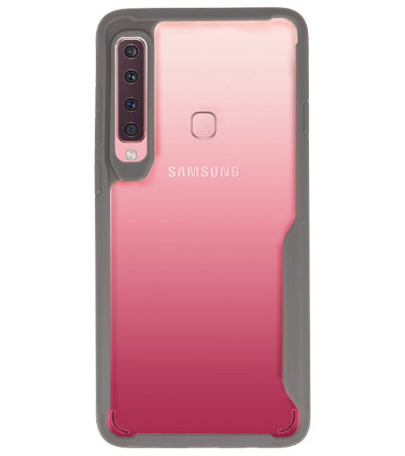 Funda Dura Transparente para Samsung Galaxy A9 2018 Gris