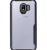 Focus Transparant Hard Cases voor Samsung Galaxy J4 Zwart