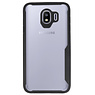 Focus Casi rigidi trasparenti per Samsung Galaxy J4 Black