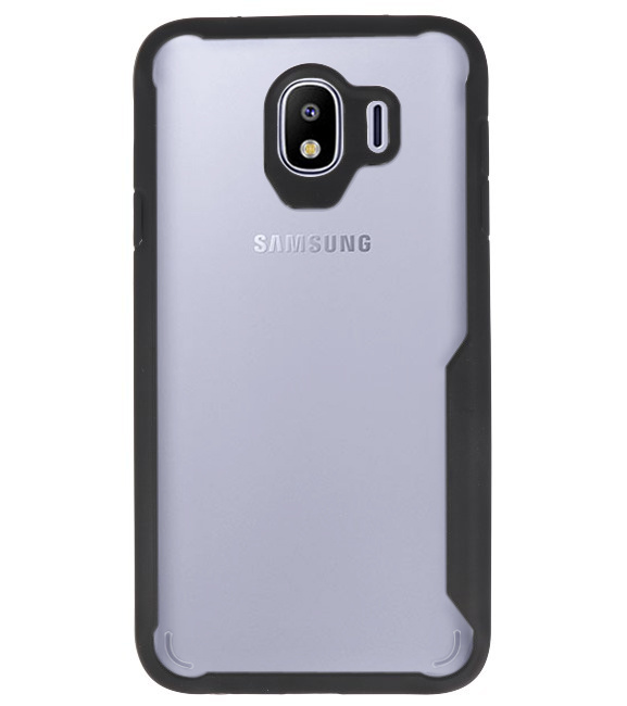 Focus Transparant Hard Cases voor Samsung Galaxy J4 Zwart