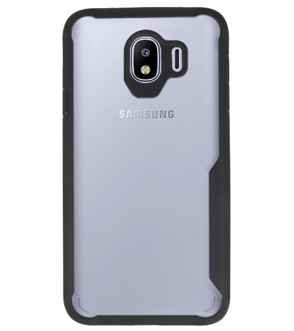 Funda Dura Transparente para Samsung Galaxy J4 Negro
