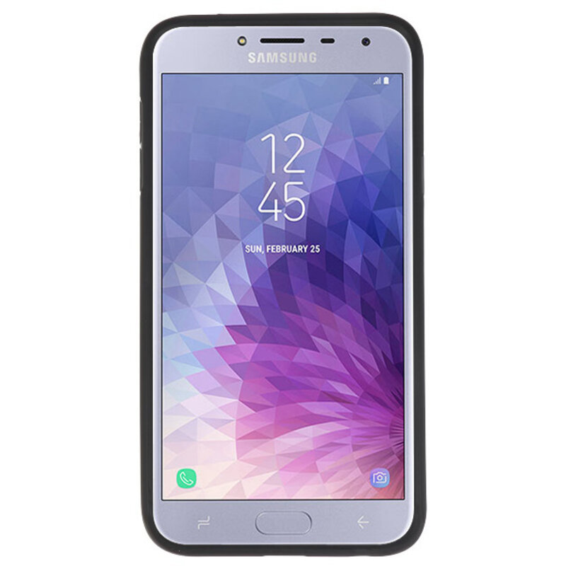 Focus Casi rigidi trasparenti per Samsung Galaxy J4 Black