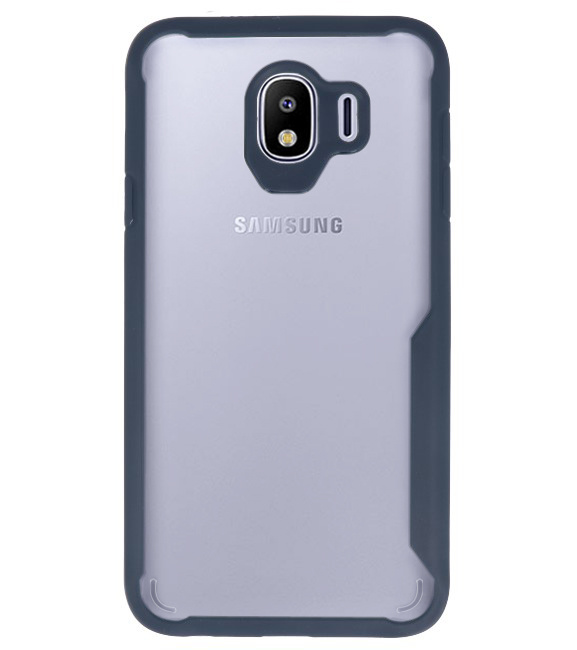 Fokus gennemsigtige hårde etuier til Samsung Galaxy J4 Navy